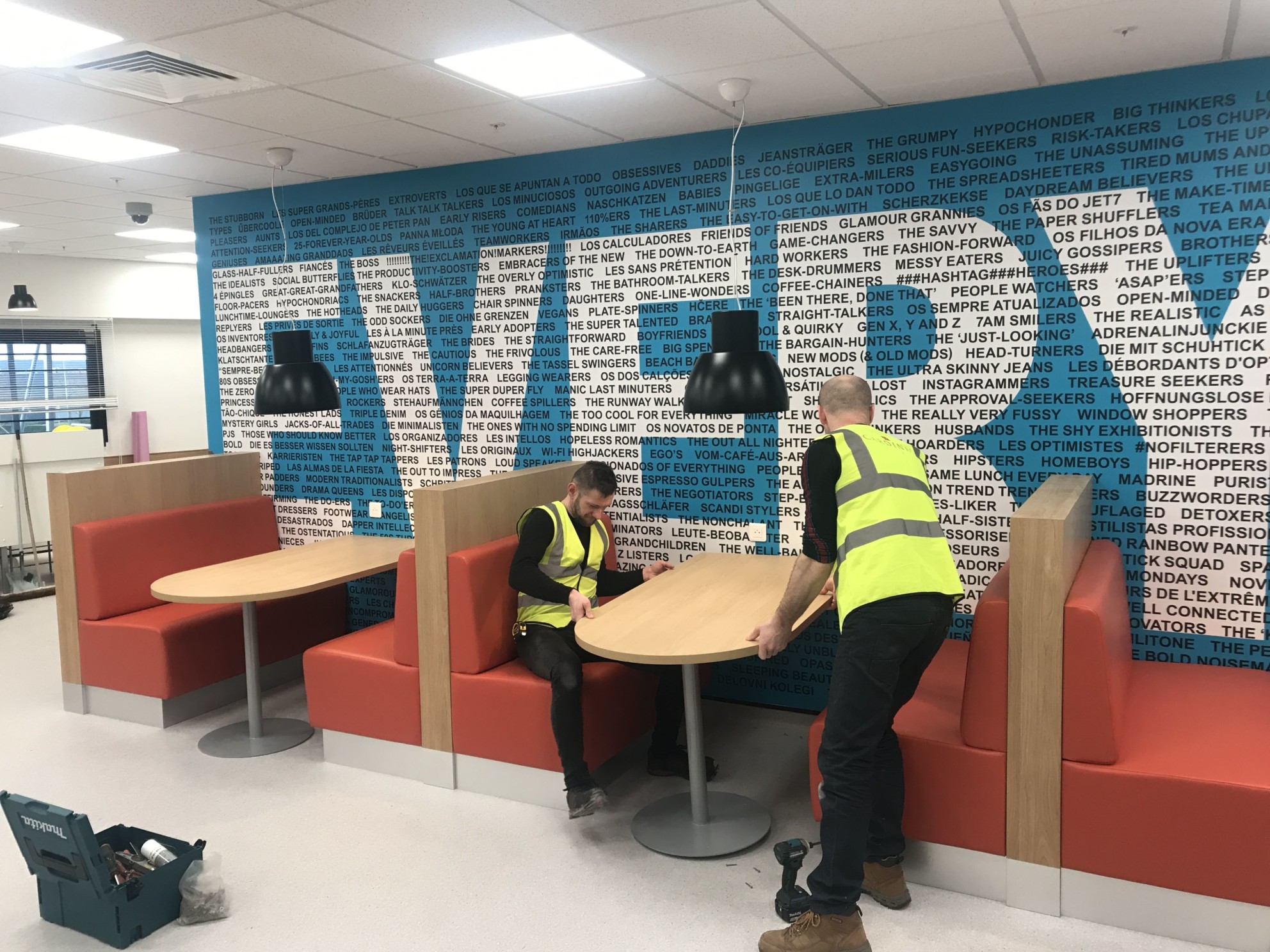 Habillage mural grand format